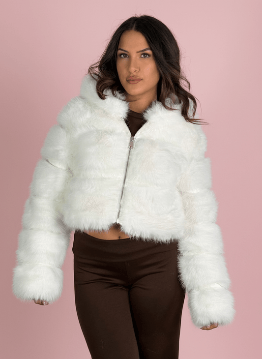 Ice Queen Eco - Fur Bianco - Abbigliamento Jessica