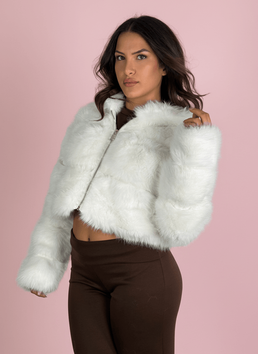 Ice Queen Eco - Fur Bianco - Abbigliamento Jessica