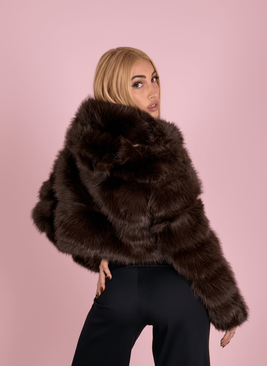 Ice Queen Eco - Fur Marrone - Abbigliamento Jessica