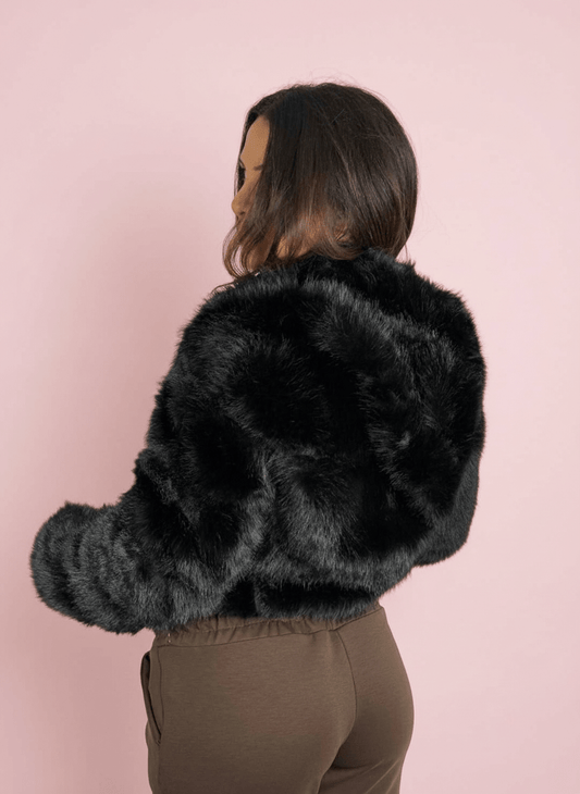 Ice Queen Eco - Fur Nero - Abbigliamento Jessica