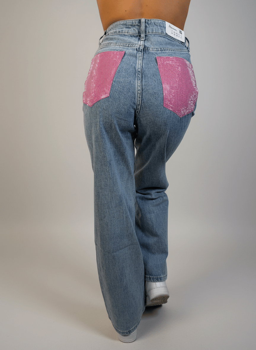Jeans Double Pink - Abbigliamento Jessica
