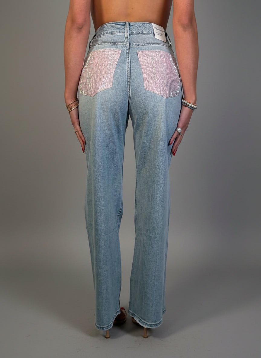Jeans Light Pink - Abbigliamento Jessica