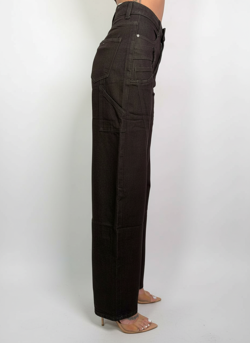 Jeans Overlap, vista laterale