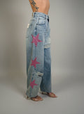 Jeans Pink Star - Abbigliamento Jessica