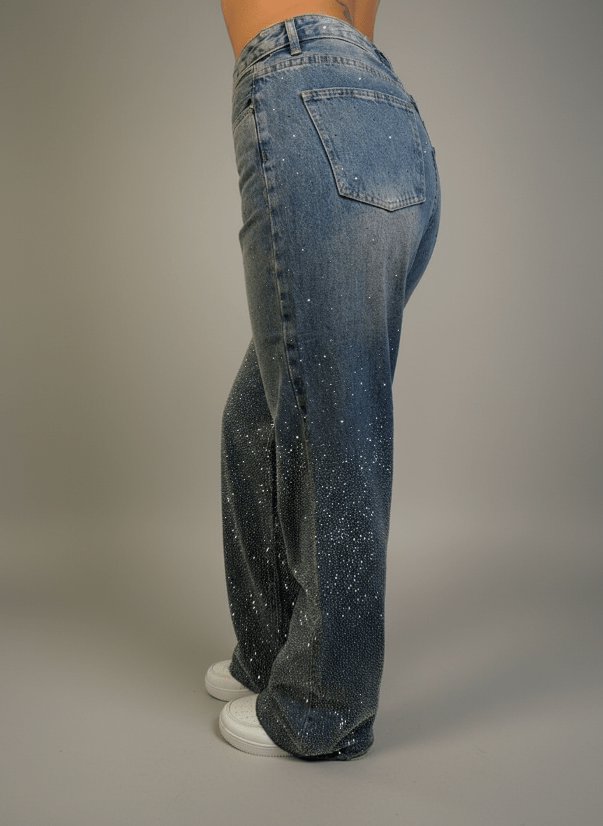 Jeans Strass Eos - Abbigliamento Jessica