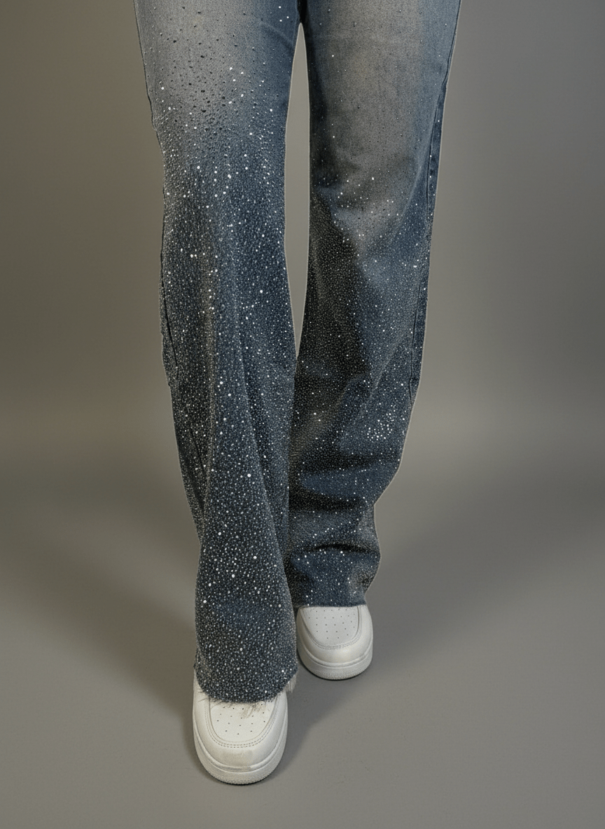 Jeans Strass Eos - Abbigliamento Jessica