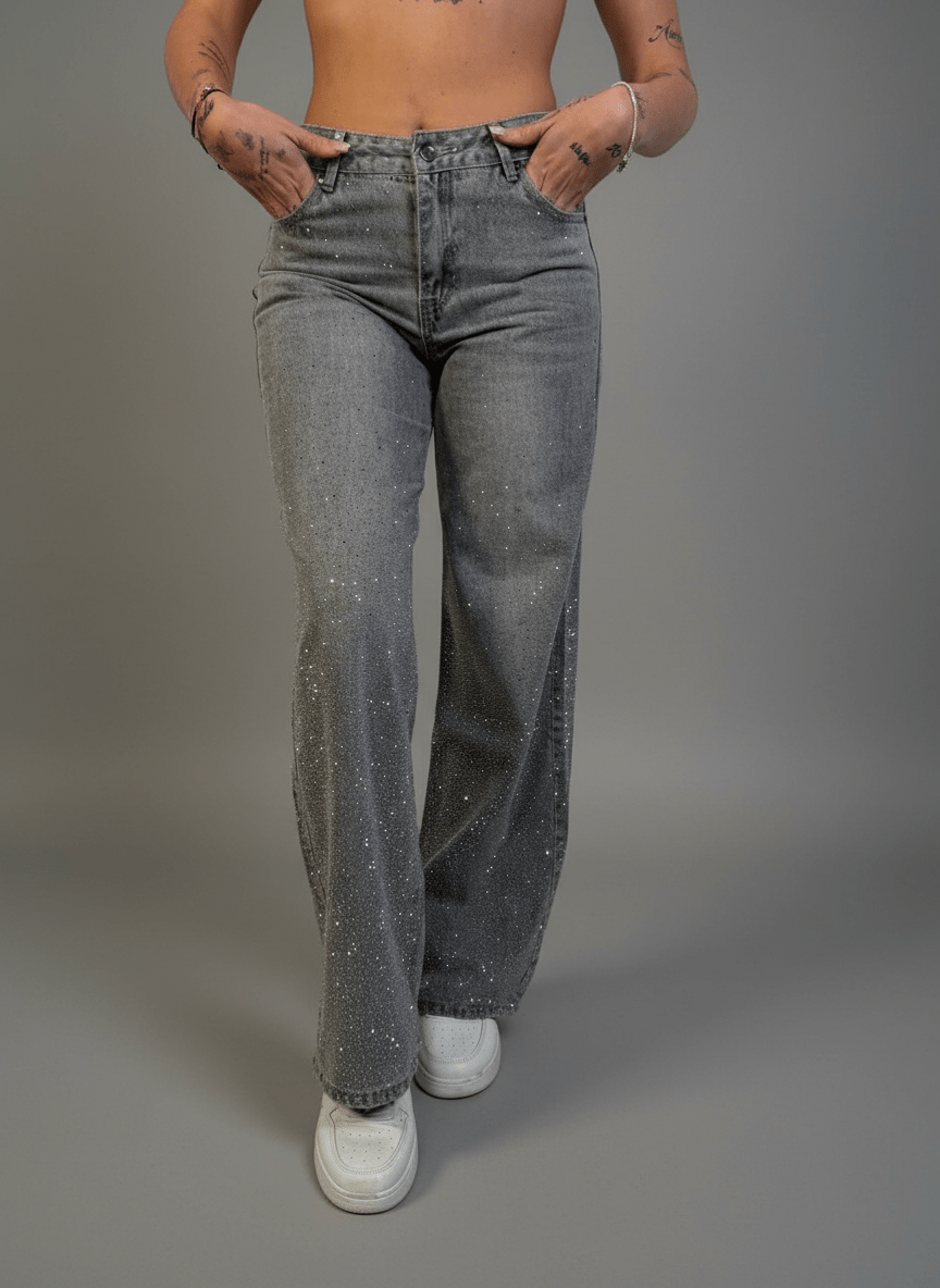 Jeans Strass Favola - Abbigliamento Jessica