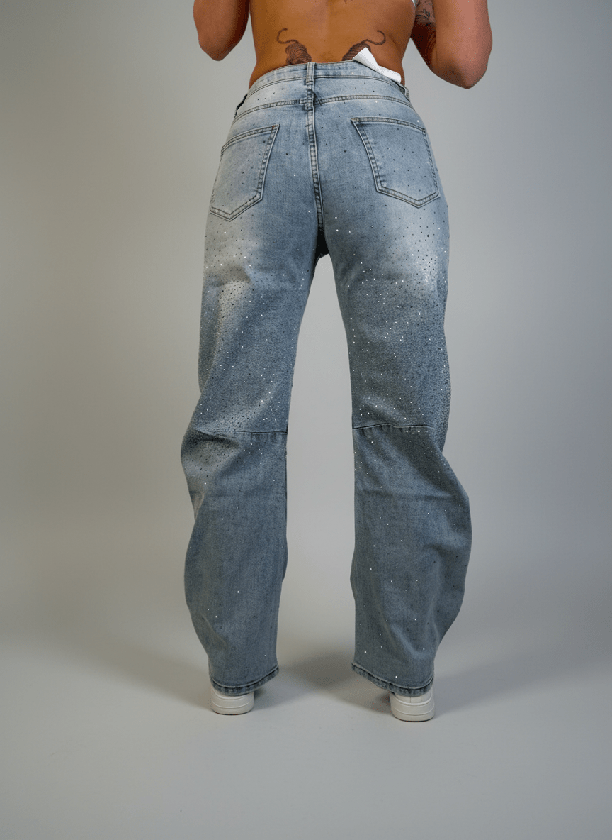 Jeans Strass Incanto - Abbigliamento Jessica