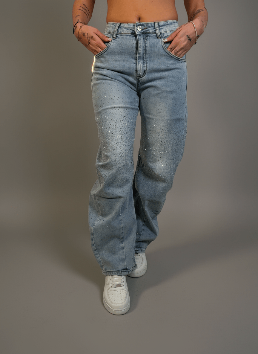 Jeans Strass Incanto - Abbigliamento Jessica