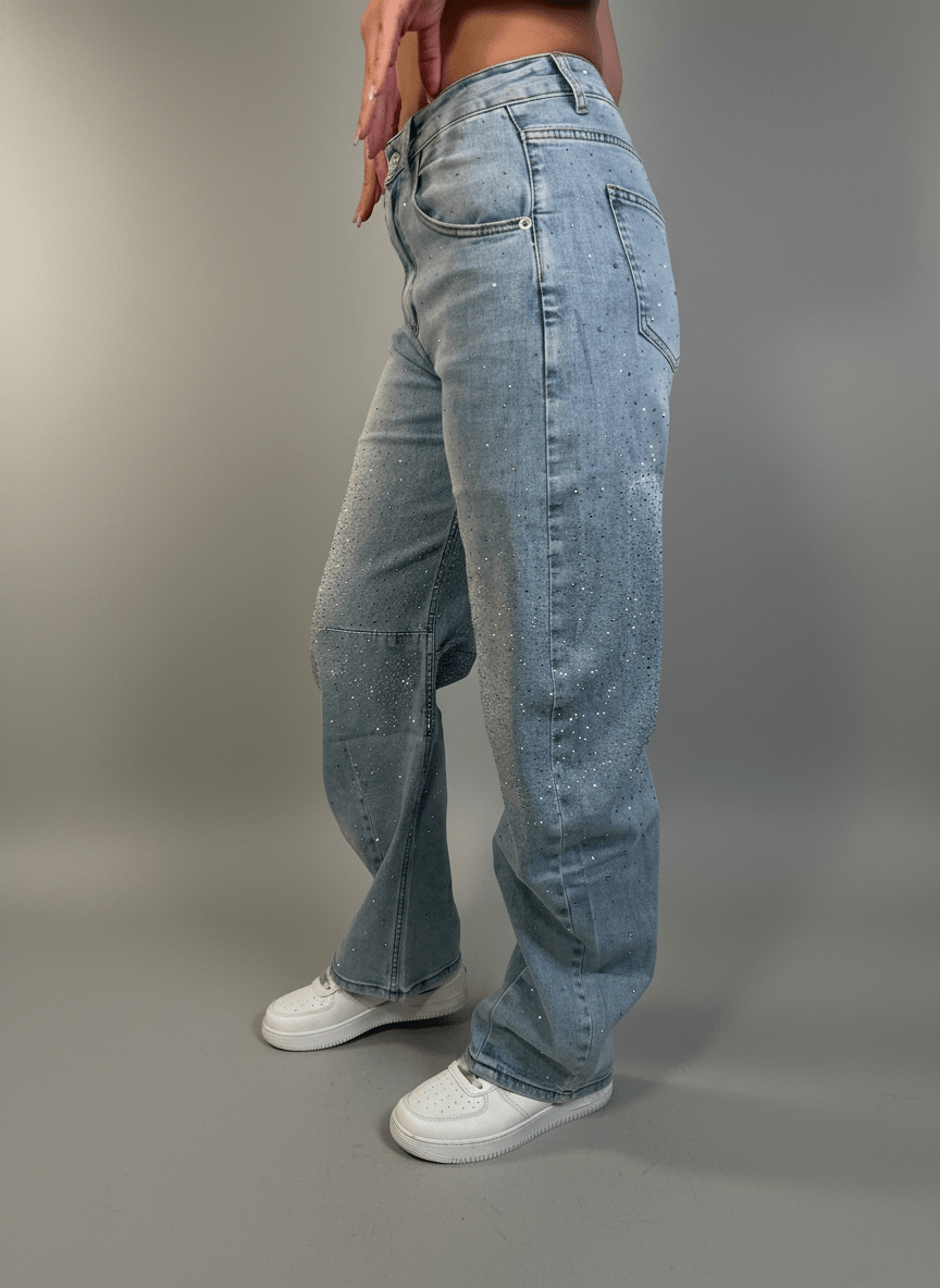 Jeans Strass Incanto - Abbigliamento Jessica