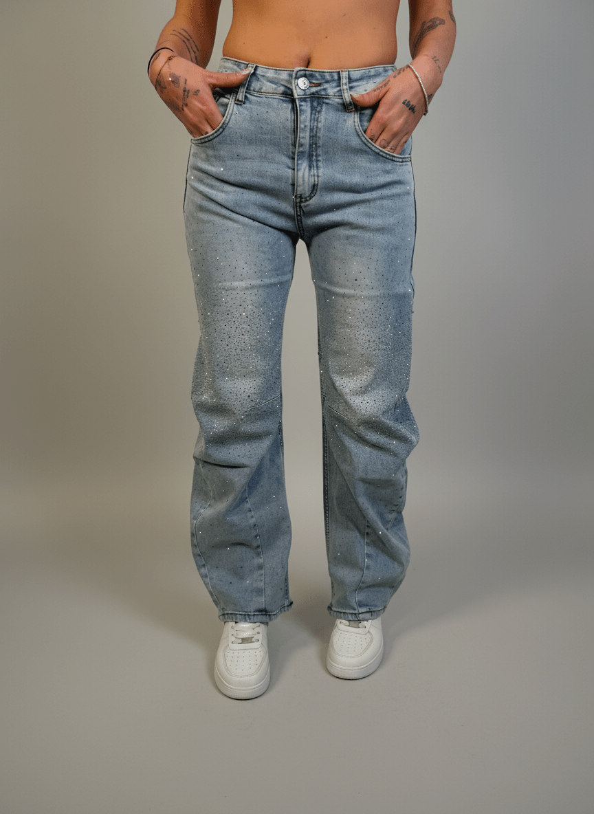 Jeans Strass Incanto - Abbigliamento Jessica