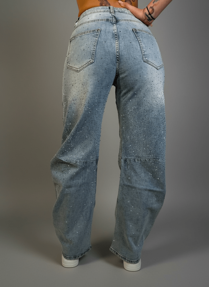 Jeans Strass Incanto - Abbigliamento Jessica