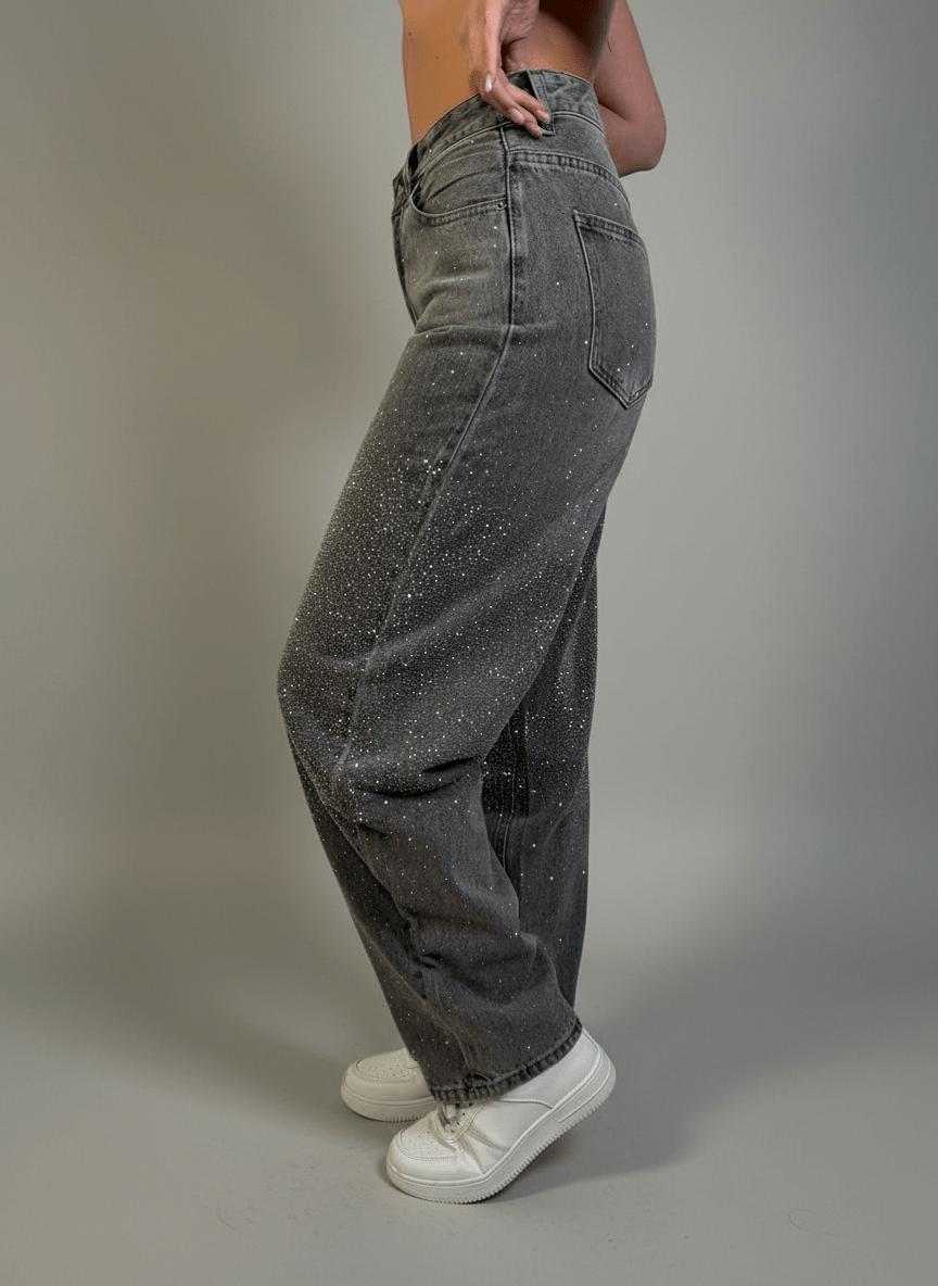 Jeans Strass Luce - Abbigliamento Jessica