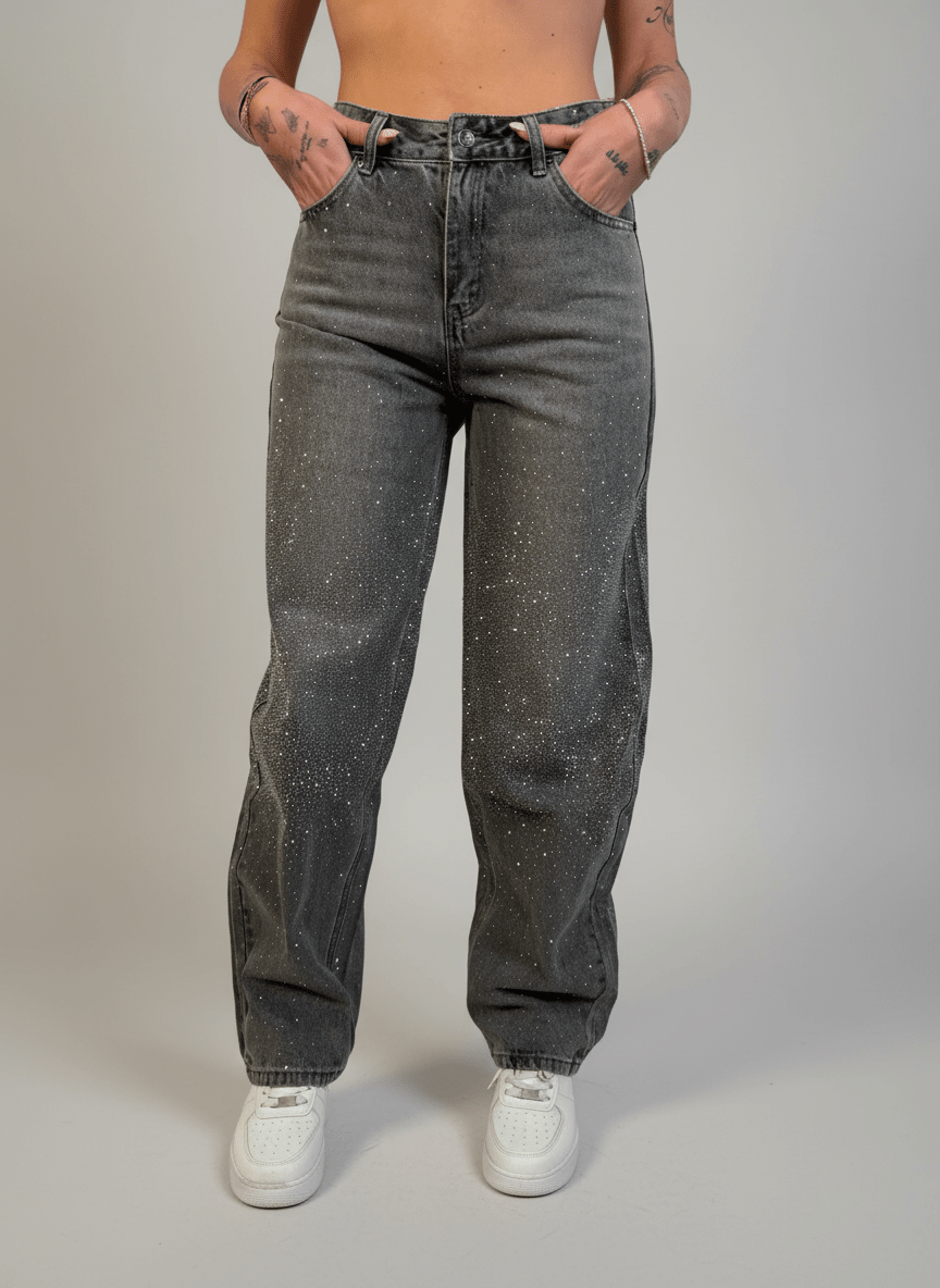 Jeans Strass Luce - Abbigliamento Jessica
