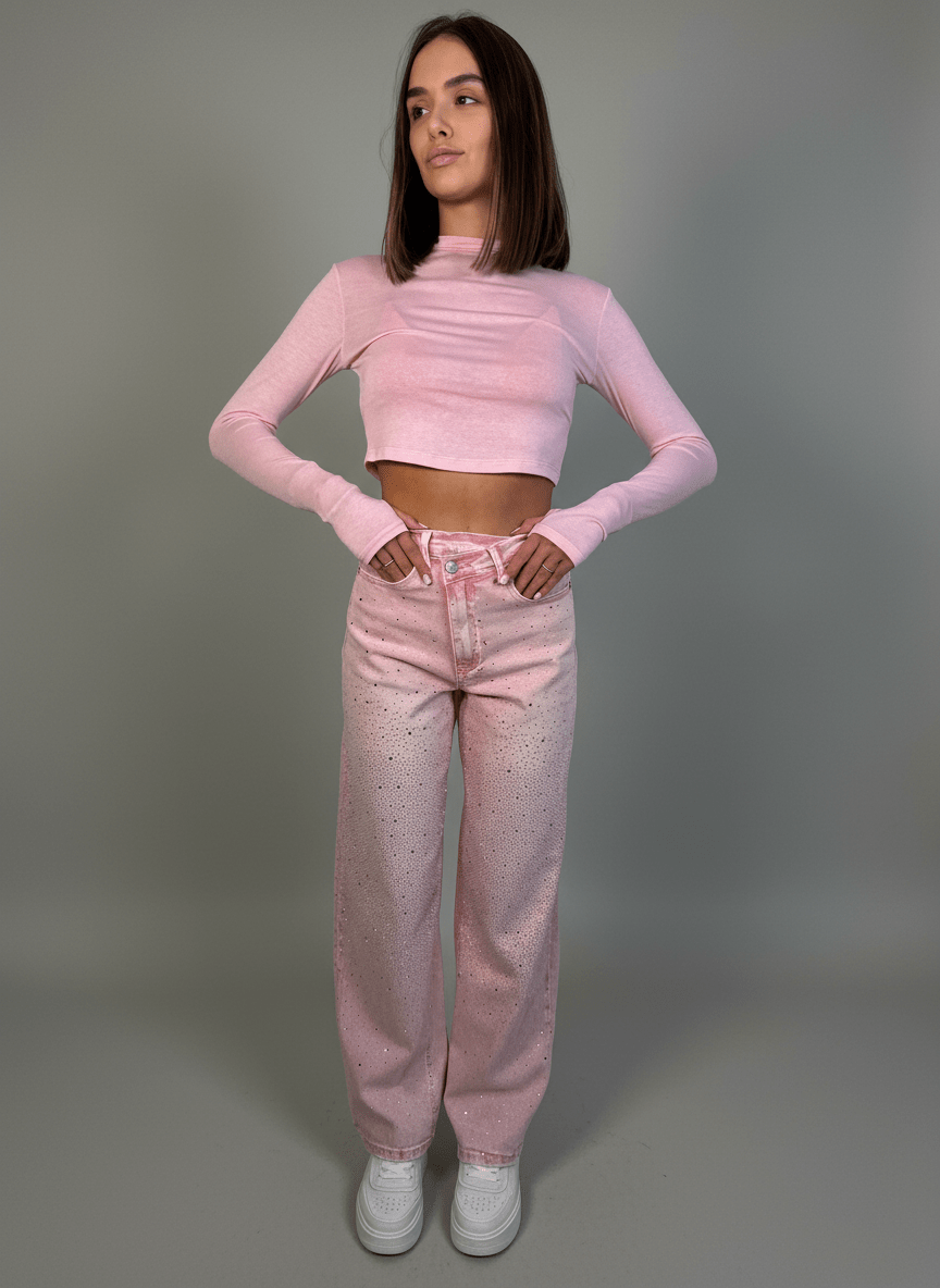 Jeans Strass Pinky - Abbigliamento Jessica