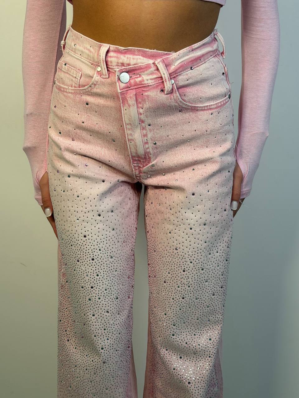 Jeans Strass Pinky - Abbigliamento Jessica