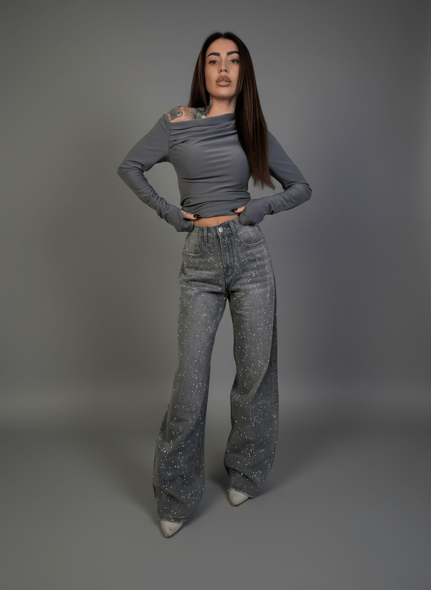 Jeans Strass Vega - Abbigliamento Jessica