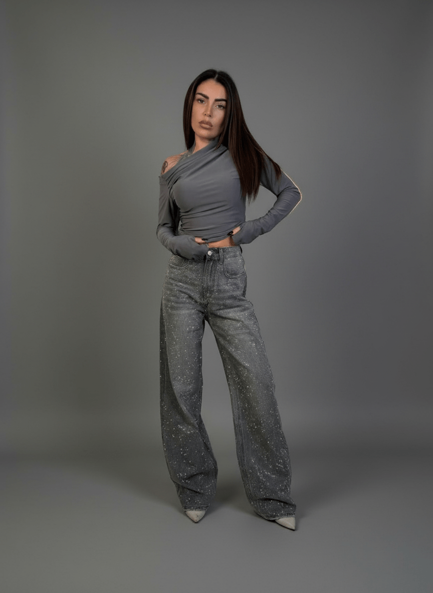 Jeans Strass Vega - Abbigliamento Jessica