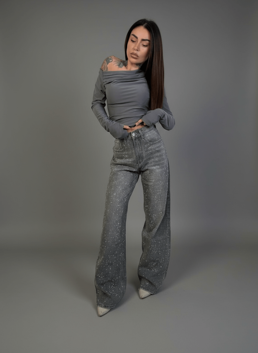 Jeans Strass Vega - Abbigliamento Jessica