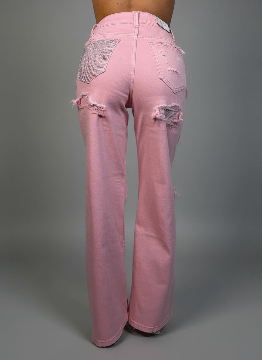 Jeans Tasca Strass - Abbigliamento Jessica