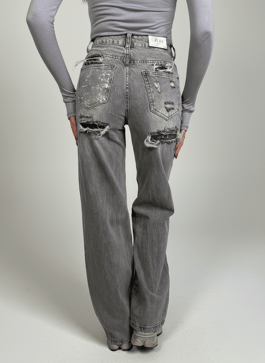 Jeans Tasca Strass - Abbigliamento Jessica