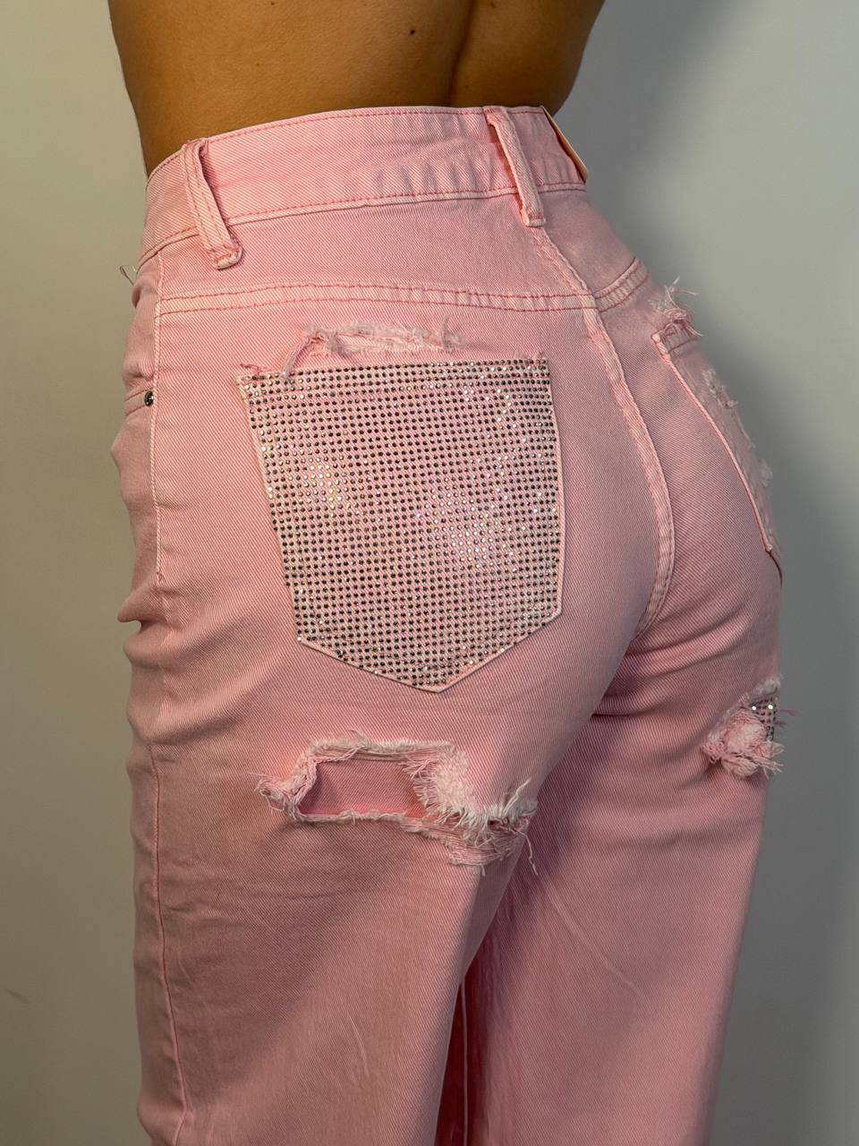 Jeans Tasca Strass - Abbigliamento Jessica