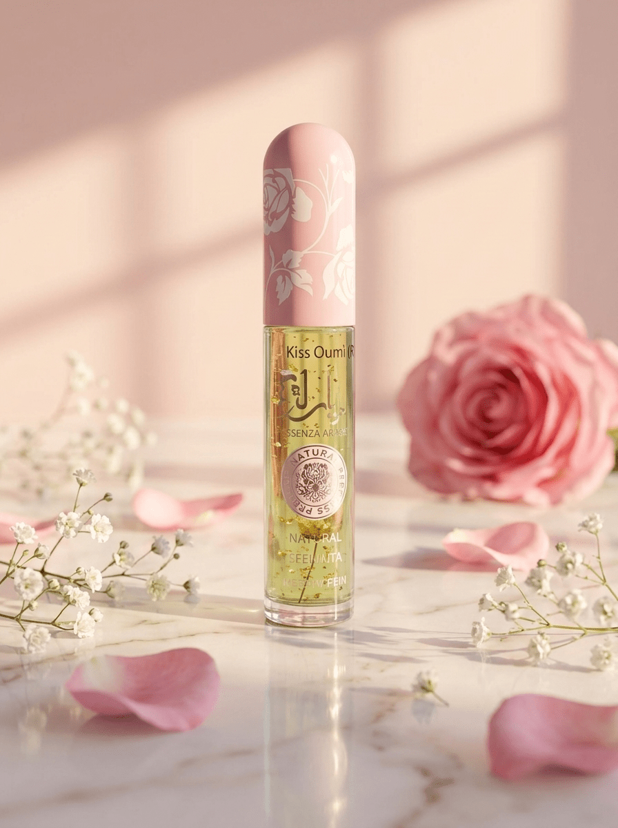 Kiss Oumi Essenza Aarabe Lip Oil Magico (PH Reagente) 🌸 7ml - Abbigliamento Jessica