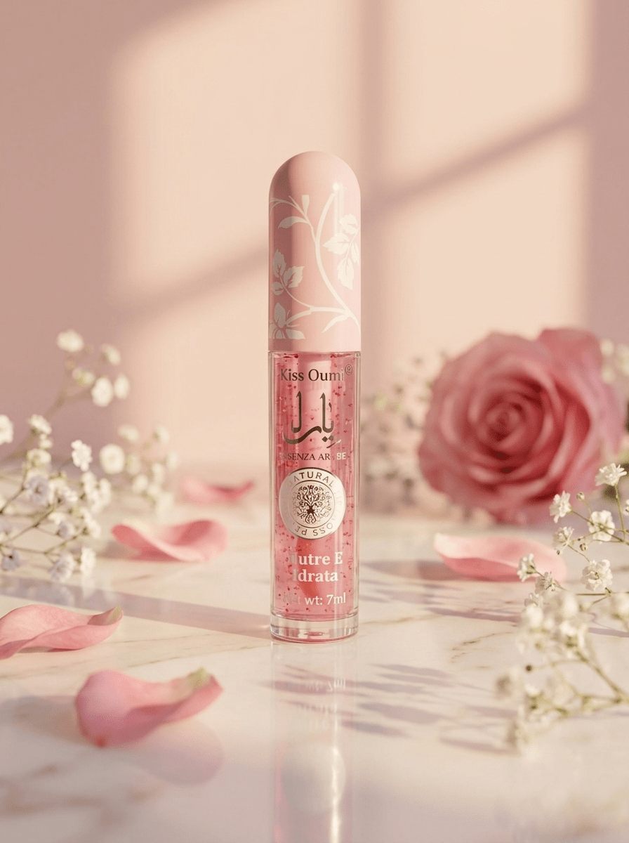 Kiss Oumi Essenza Aarabe Lip Oil Magico (PH Reagente) 🌸 7ml - Abbigliamento Jessica