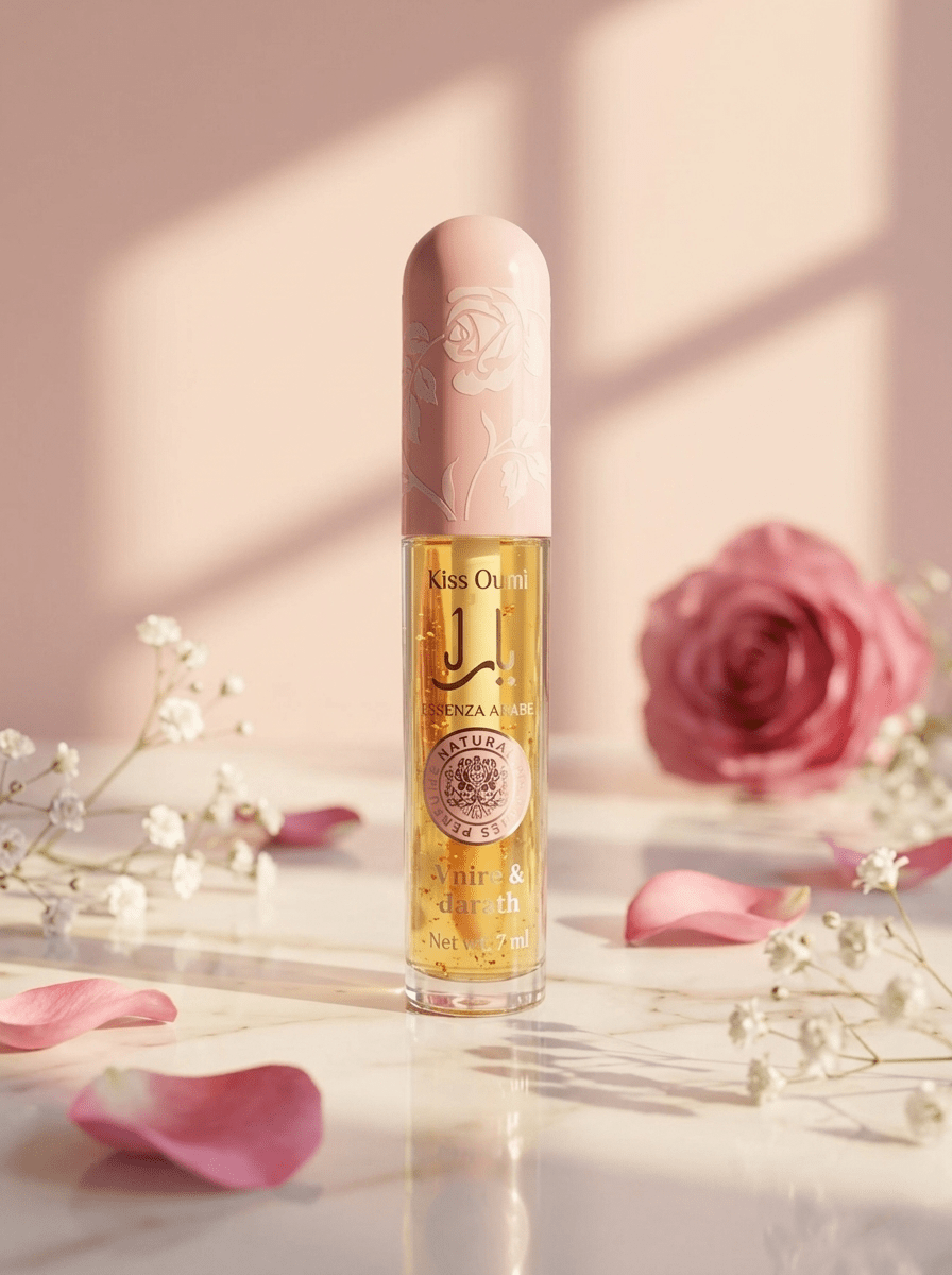 Kiss Oumi Essenza Aarabe Lip Oil Magico (PH Reagente) 🌸 7ml - Abbigliamento Jessica
