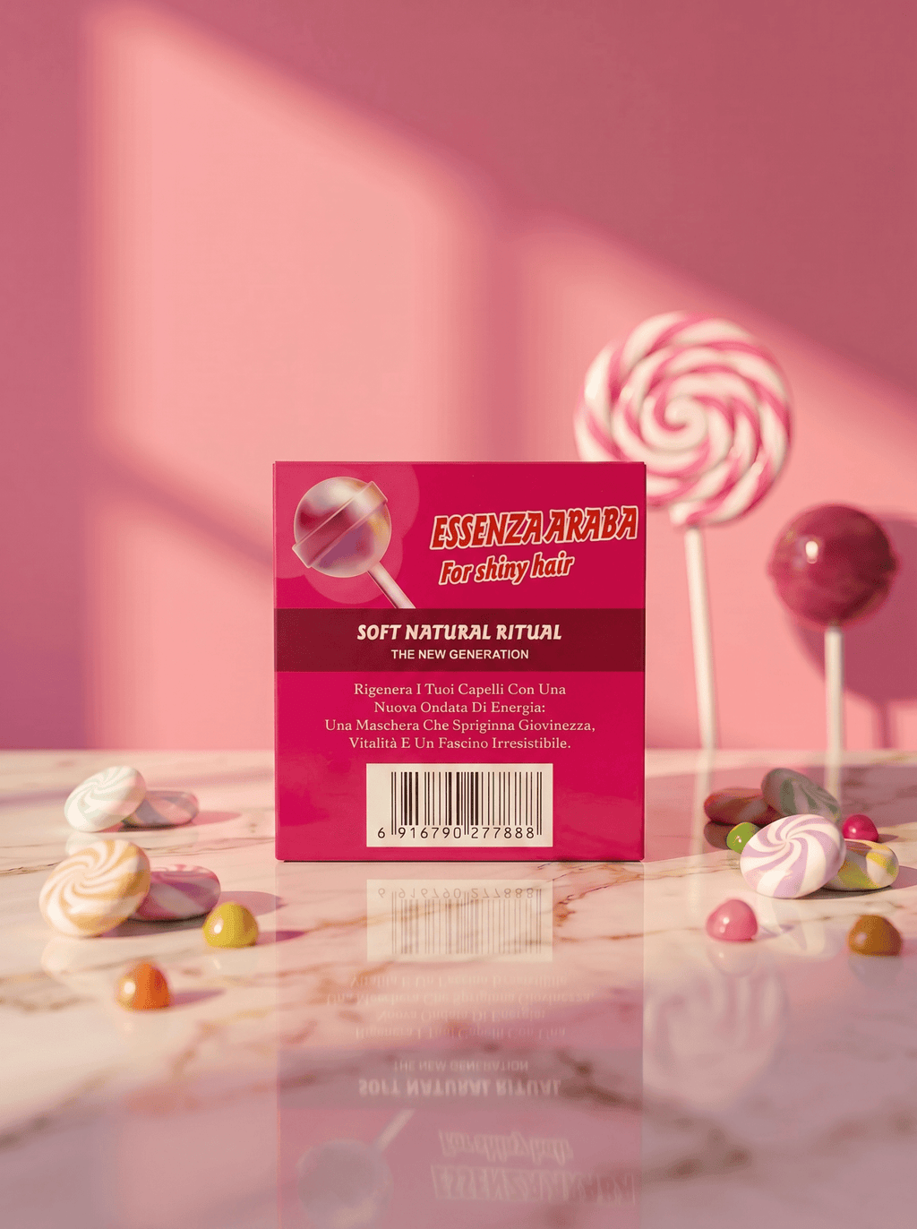 Kiss Oumi Essenza Araba Alps Candy Hair Mask 🍭 500ml - Abbigliamento Jessica