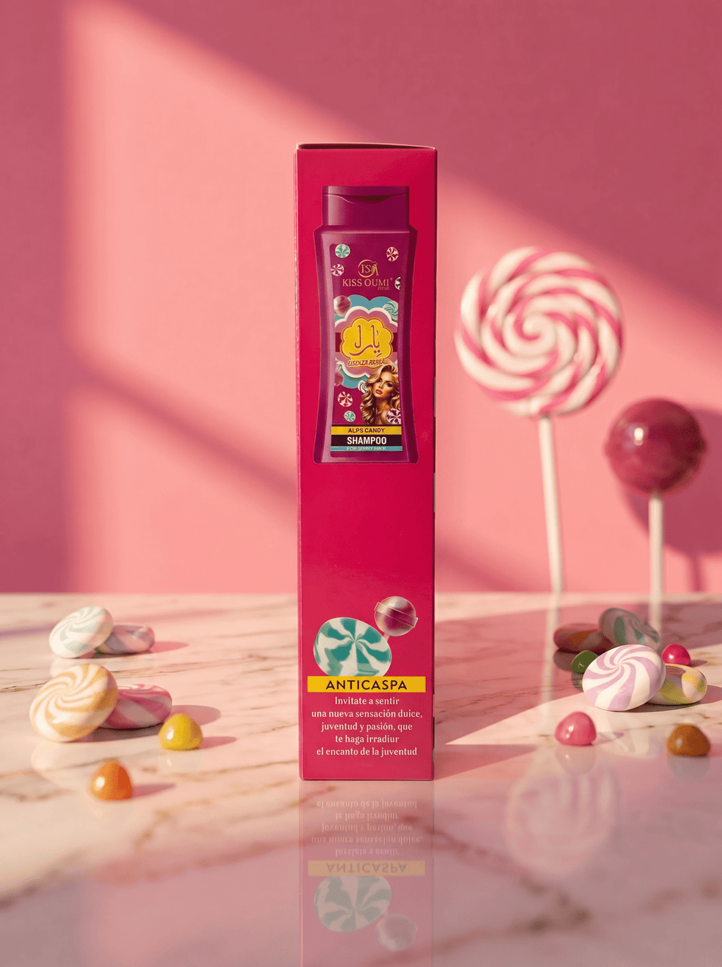Kiss Oumi Essenza Araba Alps Candy Shampoo 🍭 400ml - Abbigliamento Jessica