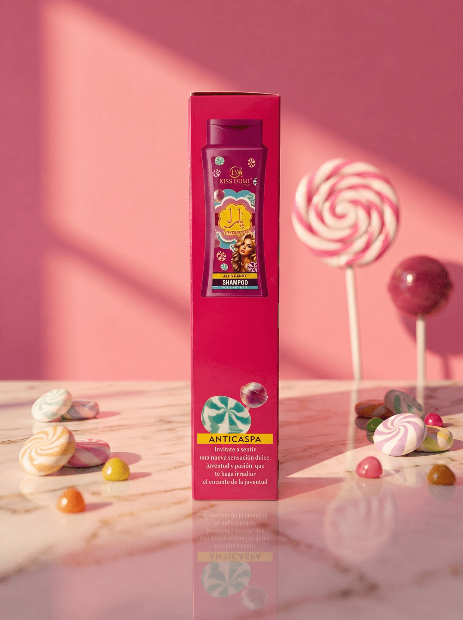 Kiss Oumi Essenza Araba Alps Candy Shampoo 🍭 400ml - Abbigliamento Jessica