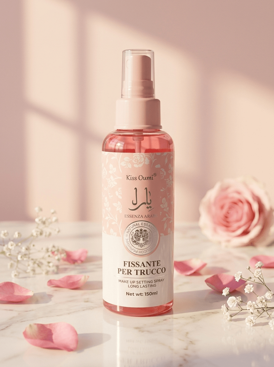 Kiss Oumi Essenza Arabe Fissante Trucco 🌸 150ml - Abbigliamento Jessica