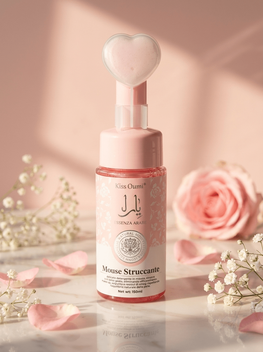Kiss Oumi Essenza Arabe Mousse Struccante 🌸 150ml - Abbigliamento Jessica