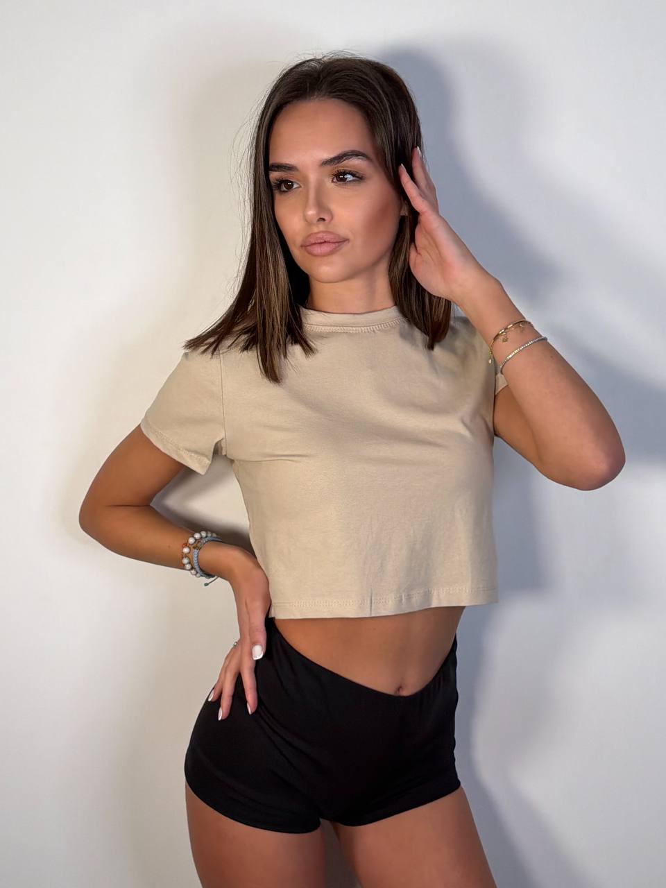 Maglia Crop Basic - Abbigliamento Jessica