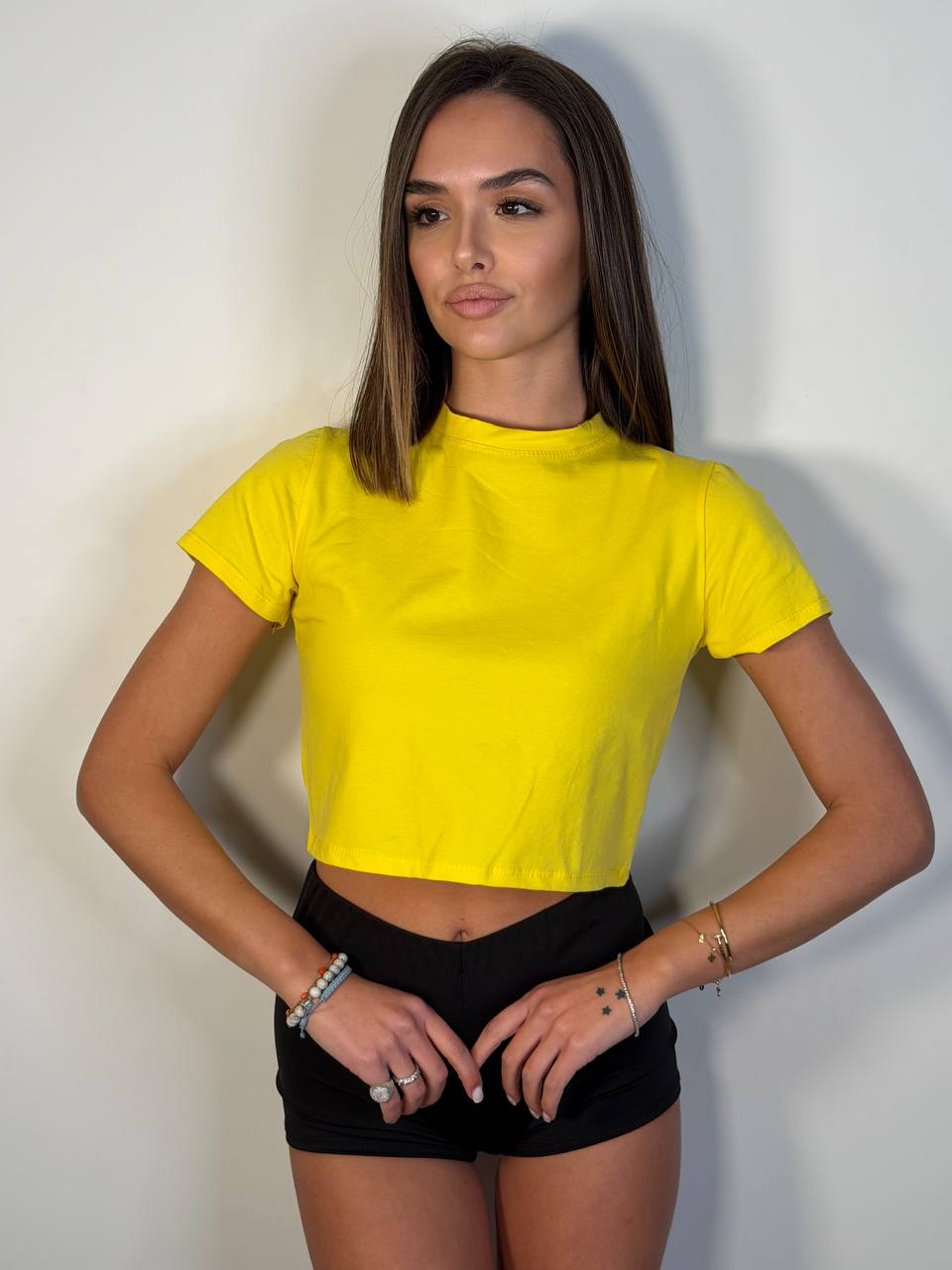 Maglia Crop Basic - Abbigliamento Jessica