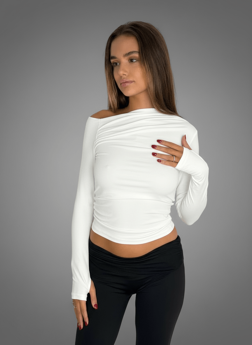 Maglia Kylie Bianco - Abbigliamento Jessica