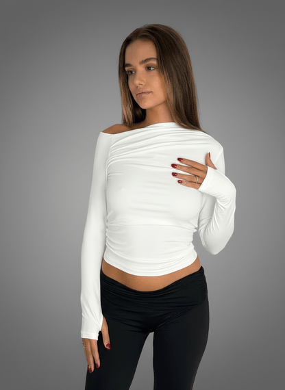 Maglia Kylie Bianco - Abbigliamento Jessica