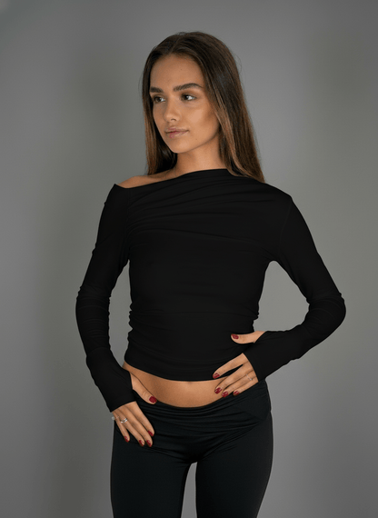Maglia Kylie Nera - Abbigliamento Jessica