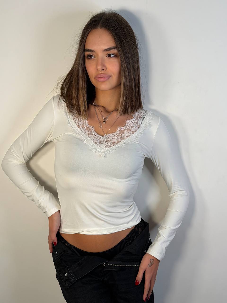 Maglia Kylie Pizzo - Abbigliamento Jessica