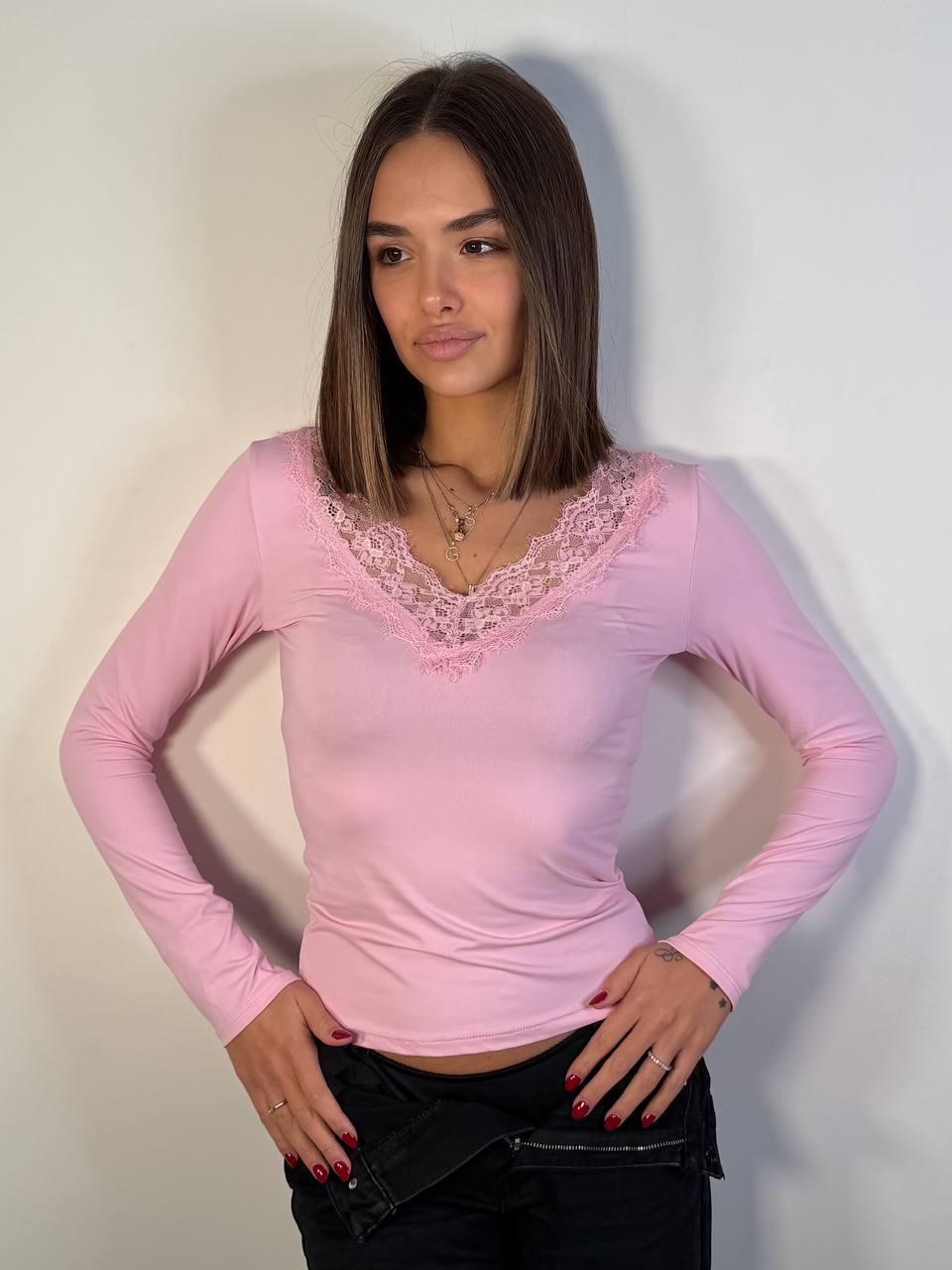 Maglia Kylie Pizzo - Abbigliamento Jessica
