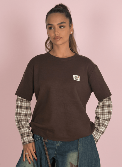 Maglia Layered Check - Abbigliamento Jessica