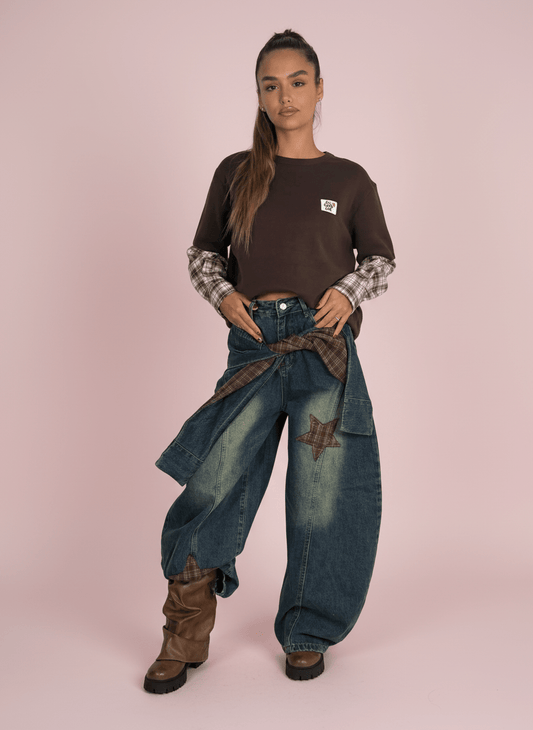 Maglia Layered Check - Abbigliamento Jessica