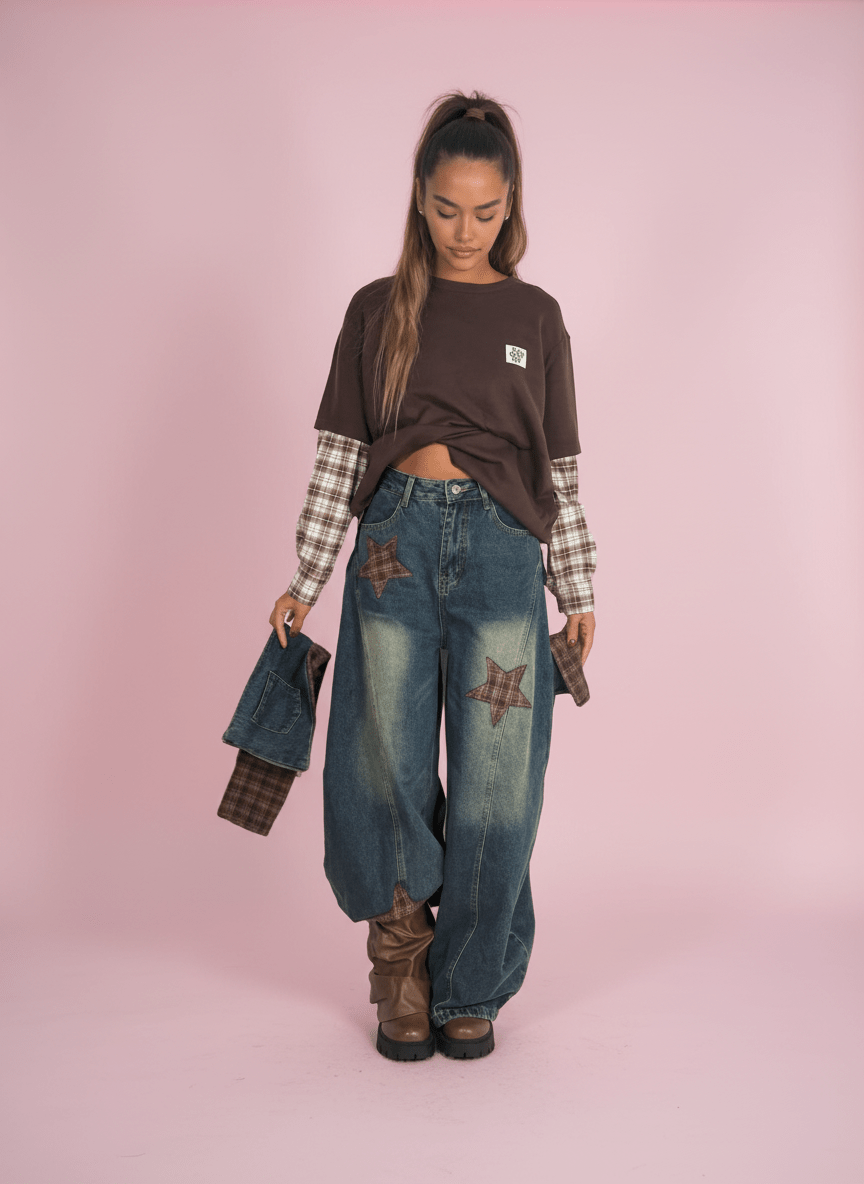 Maglia Layered Check - Abbigliamento Jessica