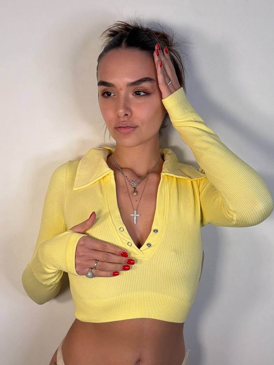 Maglia Modellante Crop - Abbigliamento Jessica