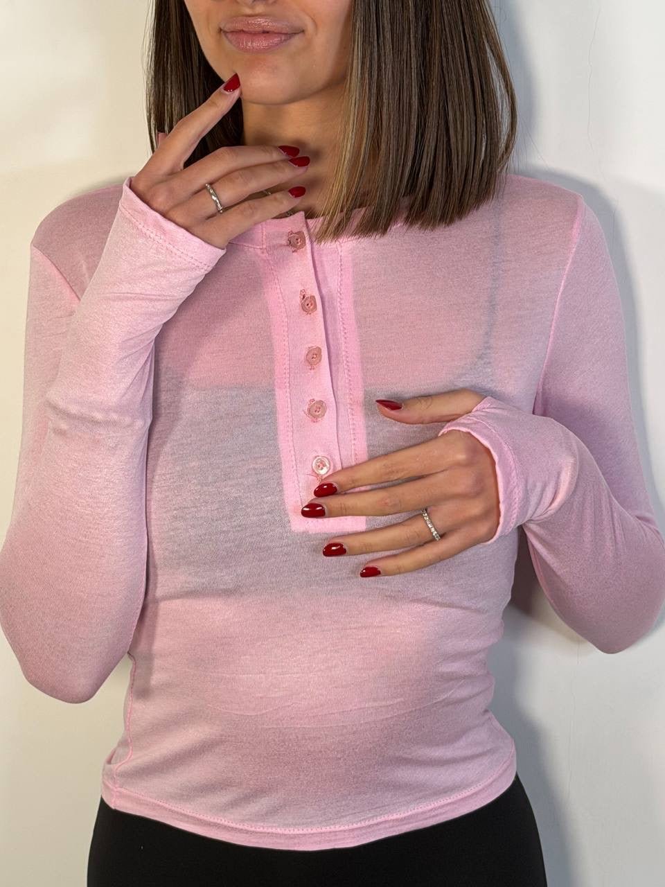 Maglia Paris Con Bottoncini - Abbigliamento Jessica