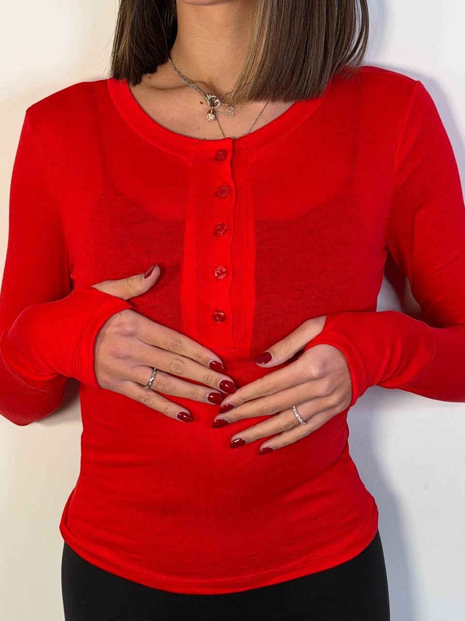 Maglia Paris Con Bottoncini - Abbigliamento Jessica