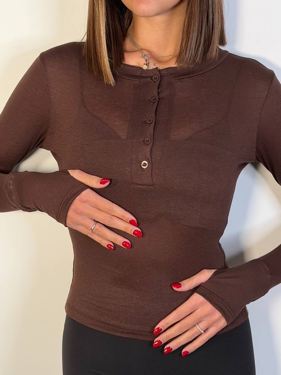 Maglia Paris Con Bottoncini - Abbigliamento Jessica