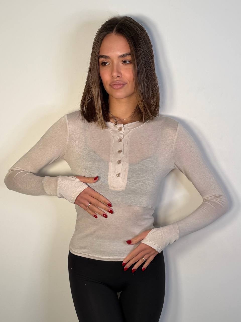 Maglia Paris Con Bottoncini - Abbigliamento Jessica