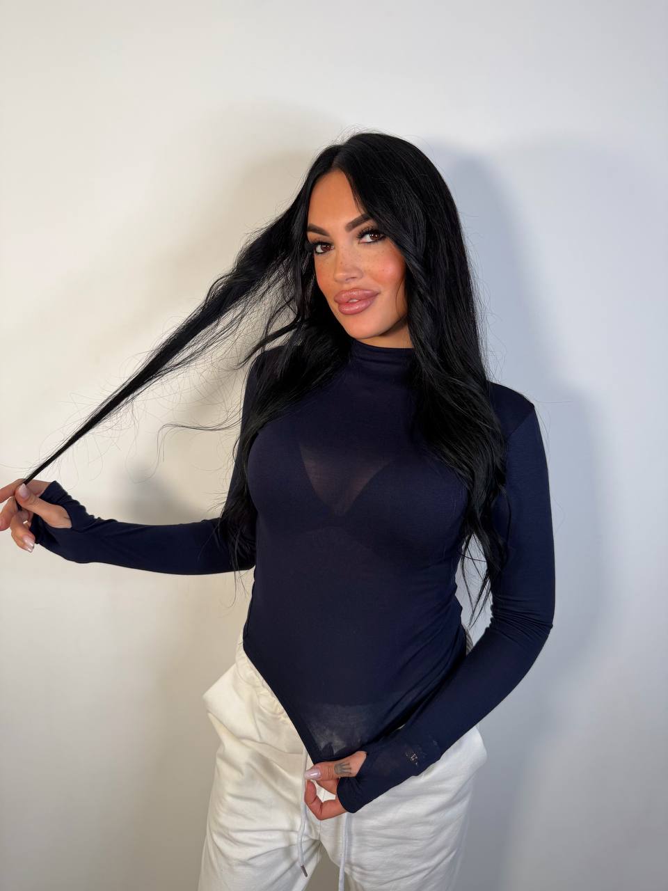 Maglia Paris Con Manicotti - Abbigliamento Jessica